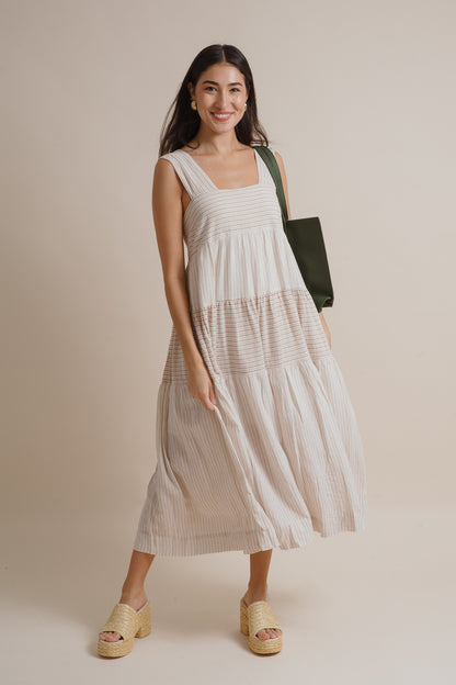Kaylee Stripe Midi Dress