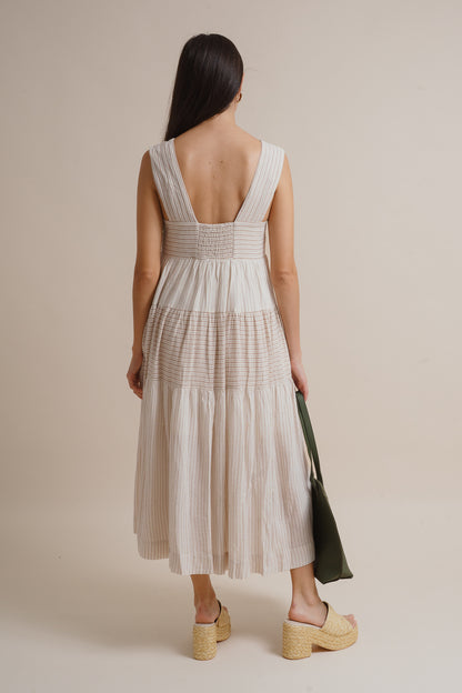 Kaylee Stripe Midi Dress