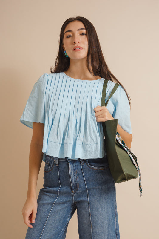 Rory Pintuck Blouse
