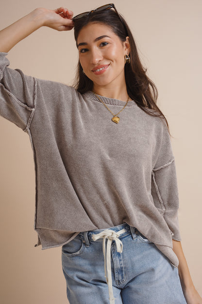 Blythe Oversized Sweater Top