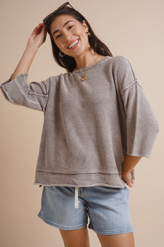 Blythe Oversized Sweater Top
