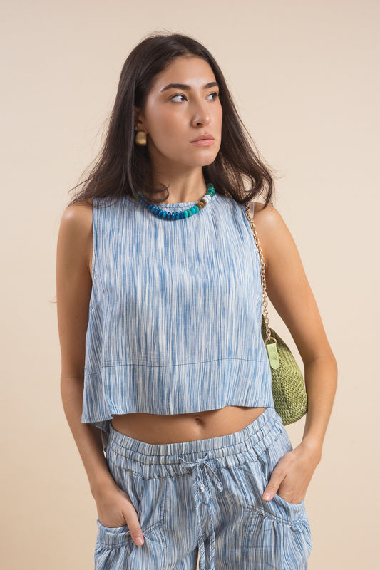 Clara Linen Tank