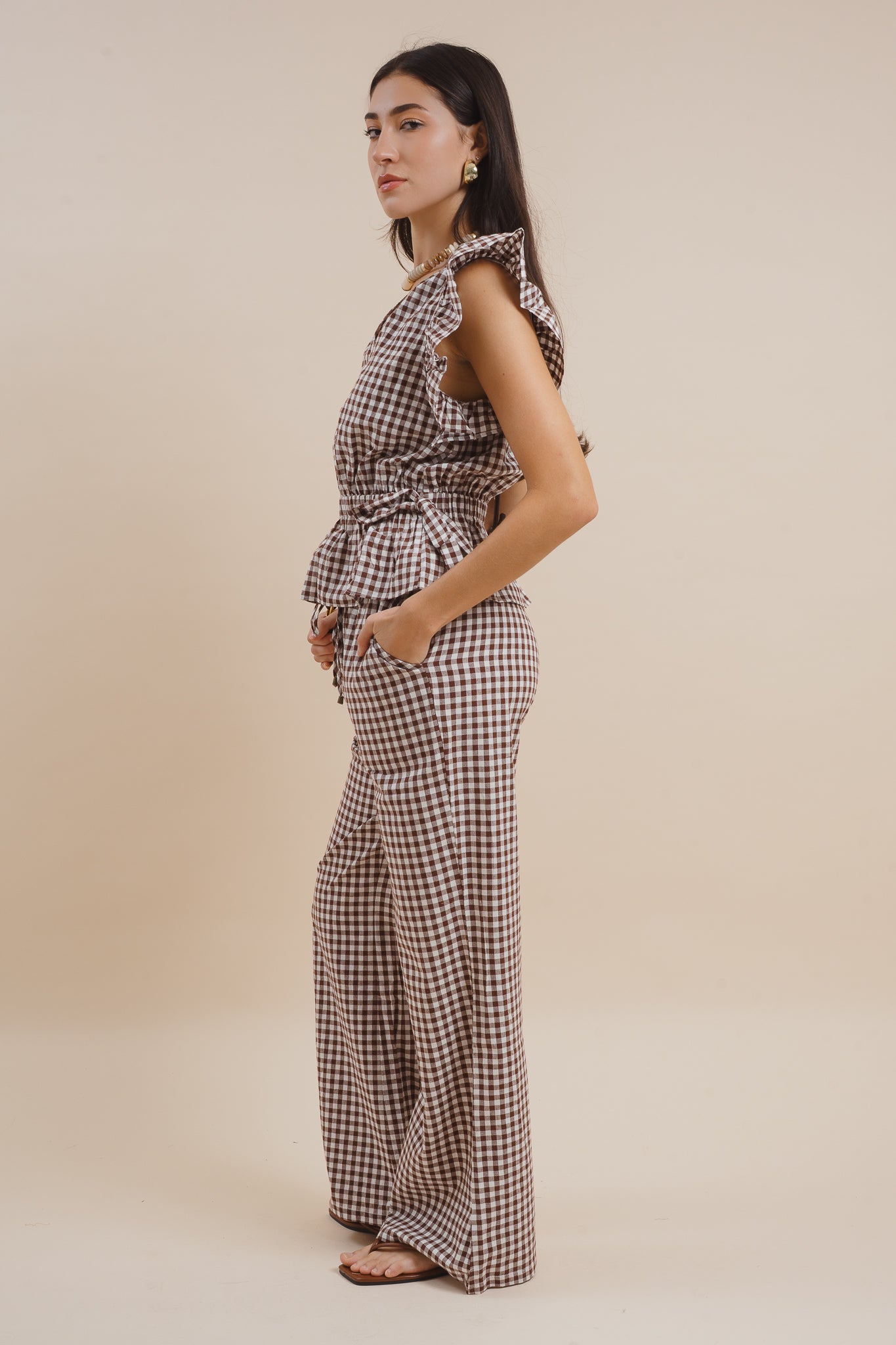 Margot Gingham Pants