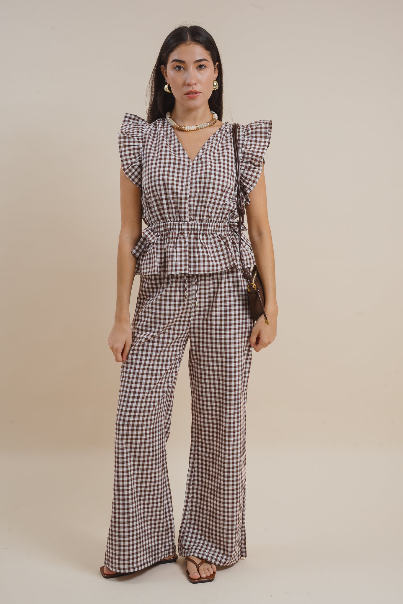 Margot Gingham Top