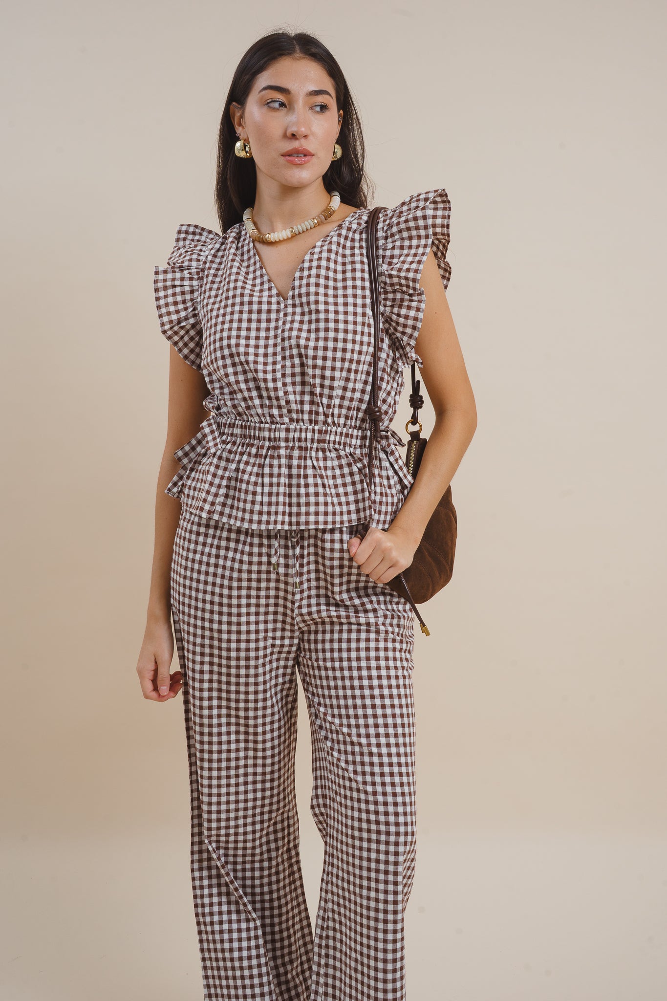 Margot Gingham Top