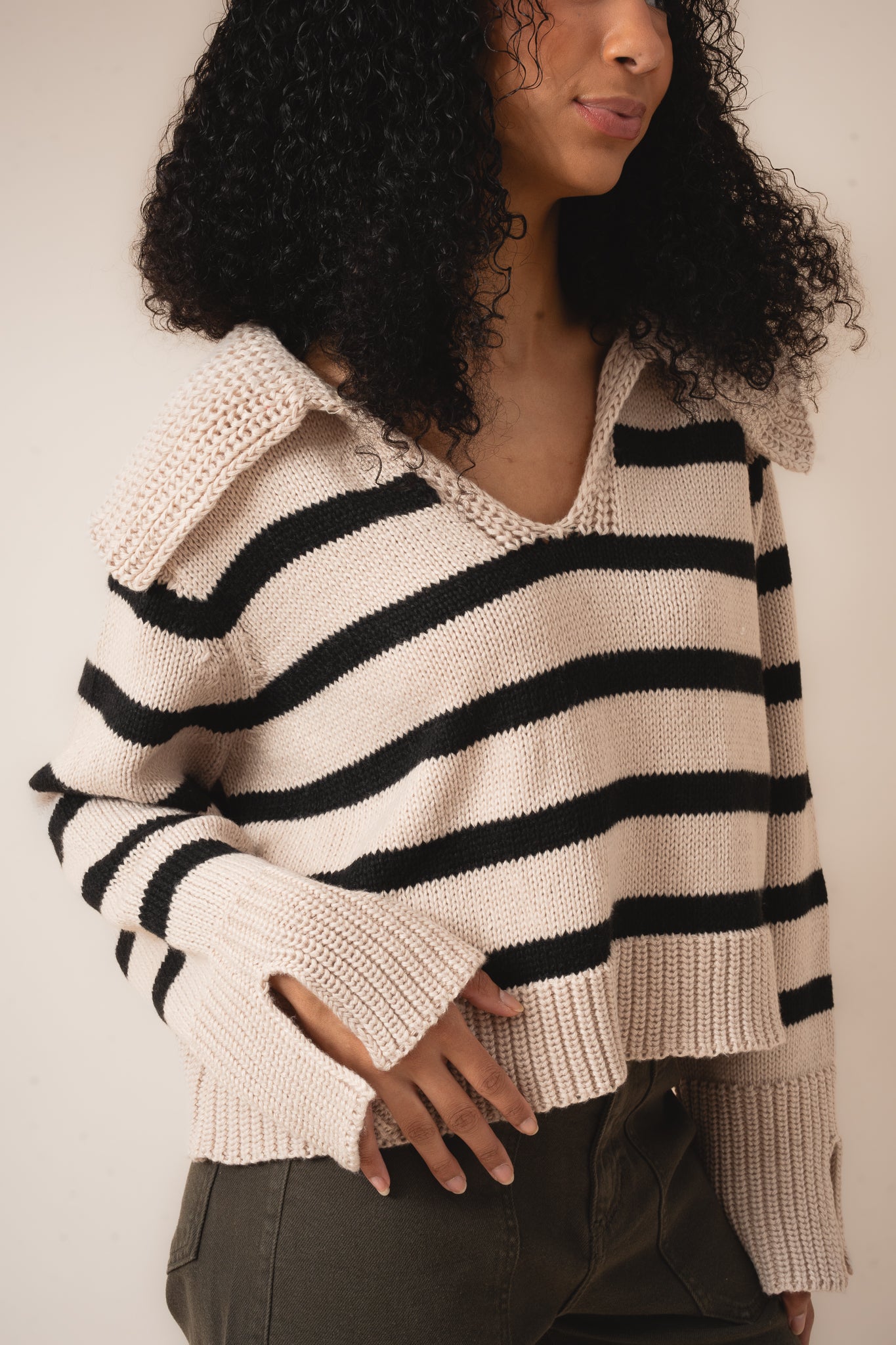 Sylvie Striped Sweater