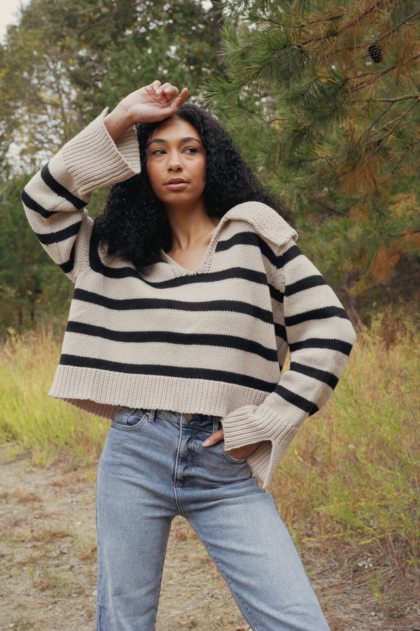 Sylvie Striped Sweater