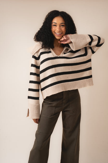 Sylvie Striped Sweater