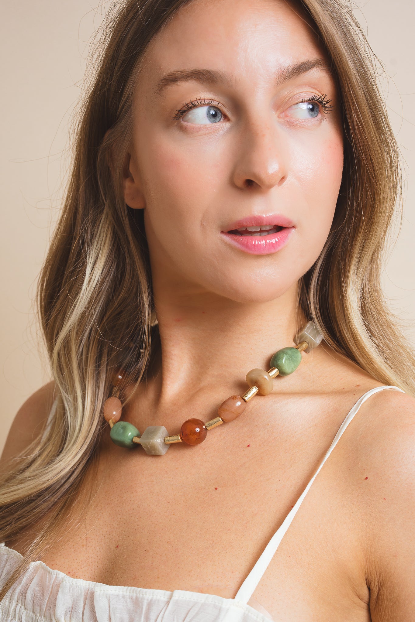 Autumn Chunky Beaded Necklace