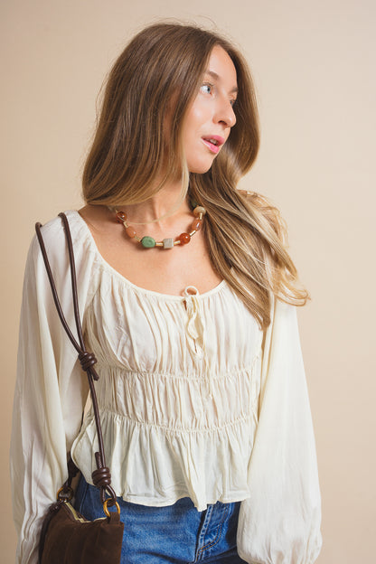Autumn Chunky Beaded Necklace