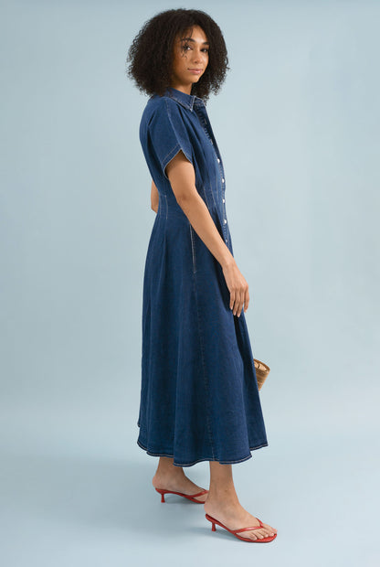 Stella Denim Midi Dress