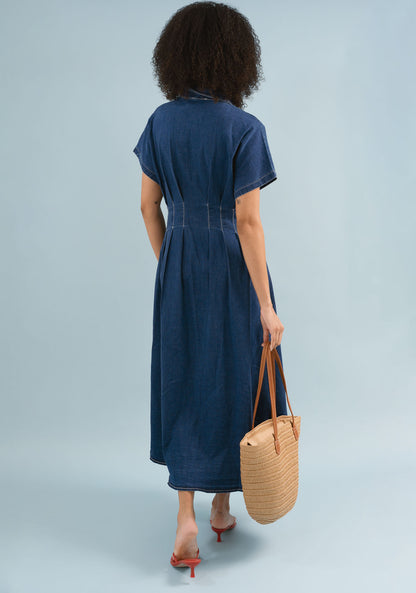 Stella Denim Midi Dress