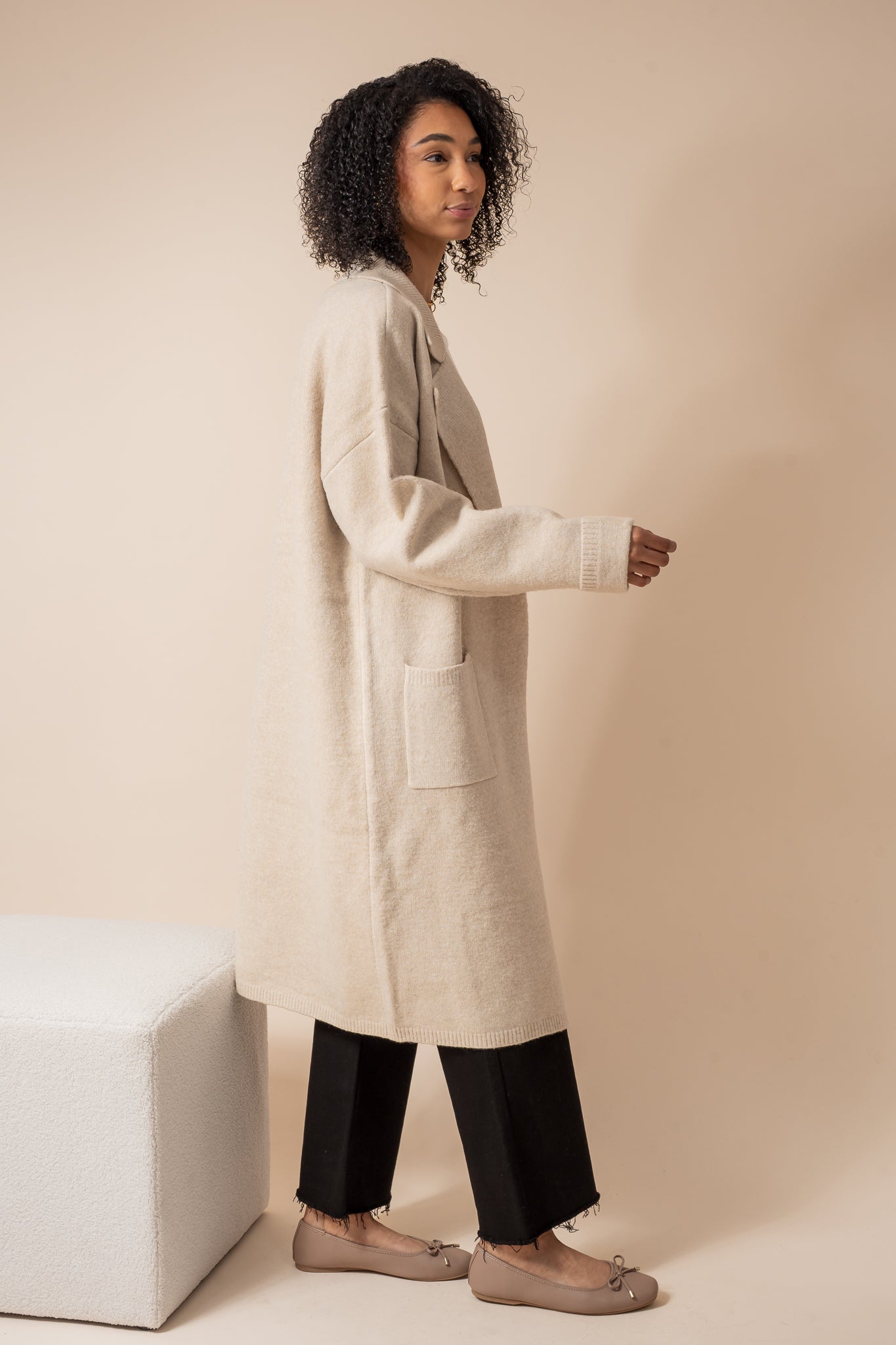 Knit Trench Coat