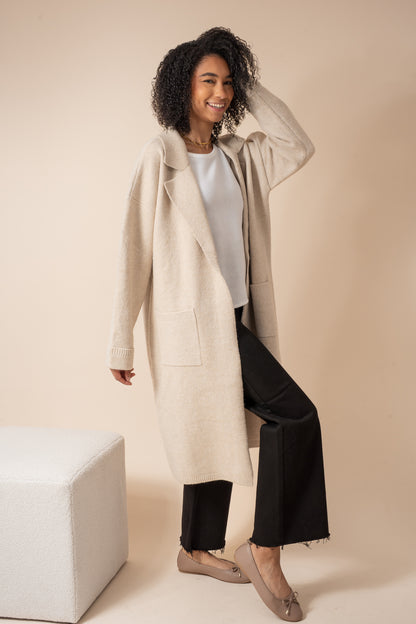 Knit Trench Coat